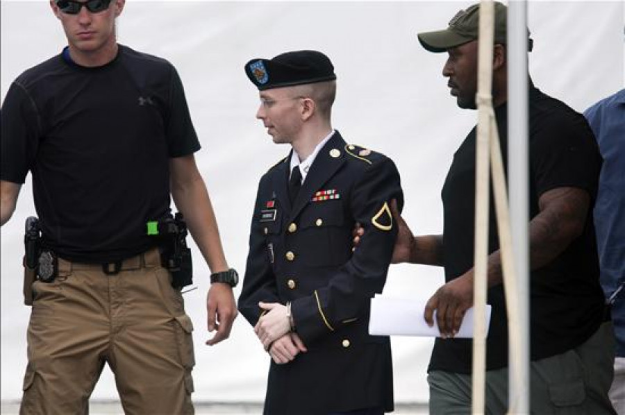 Bradley Manning, sentenciado a 35 años de prisión por filtración a WikiLeaks