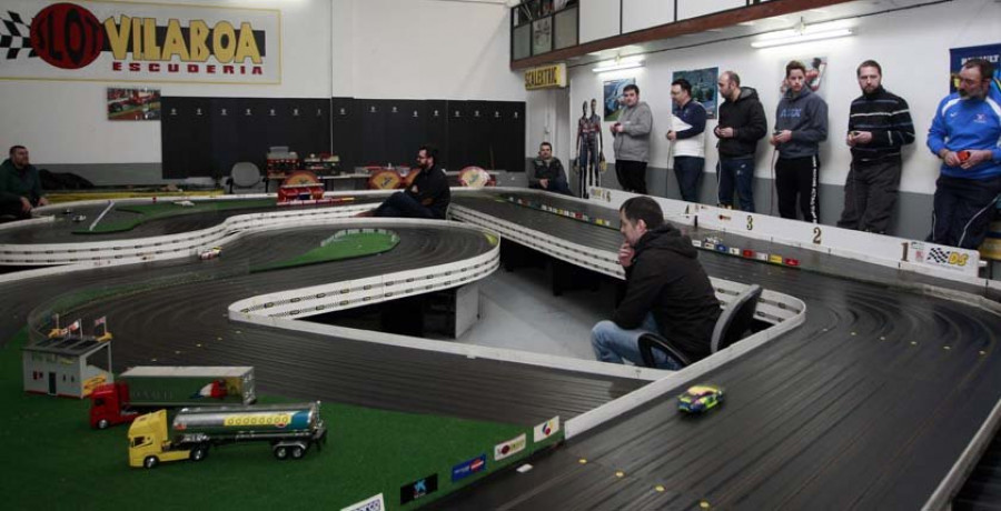 Competición de resistencia de scalextric en Culleredo