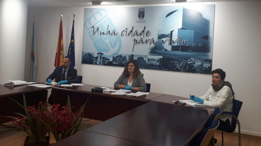 Narón da luz verde al reglamento de Participación Cidadá en un pleno por Skype