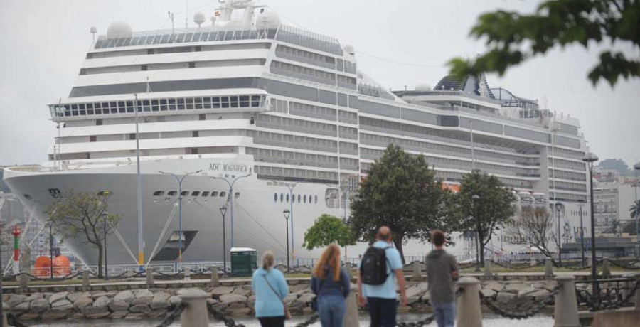 El número de cruceristas subirá un 363% en julio respecto al año pasado