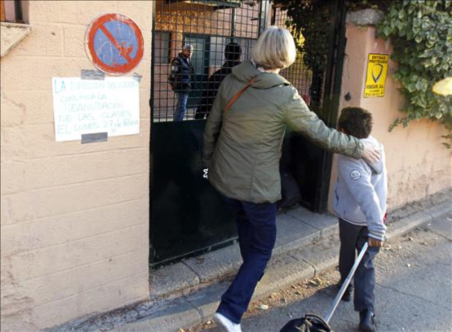 El colegio Santa Illa reabre con normalidad