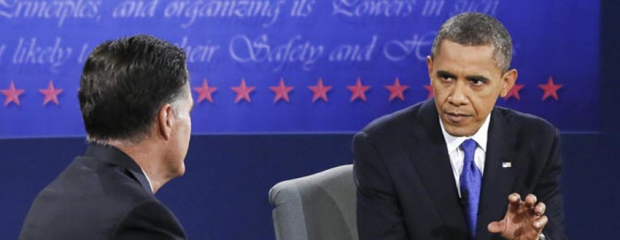 Obama gana el pulso a Romney en política exterior en un debate reñido