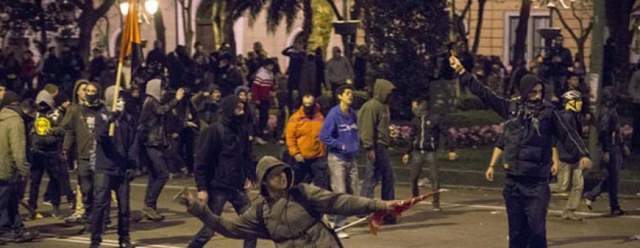 La Fiscalía descarta que miembros de Resistencia Galega participaran en los disturbios del 22-M en Madrid