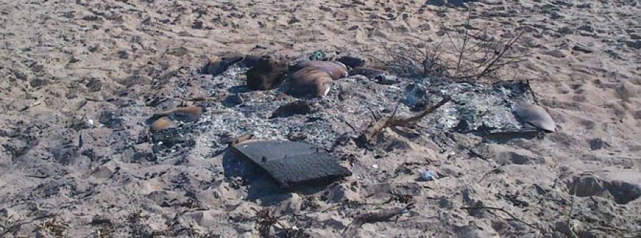 La mayor parte de la basura de las playas gallegas es plástico