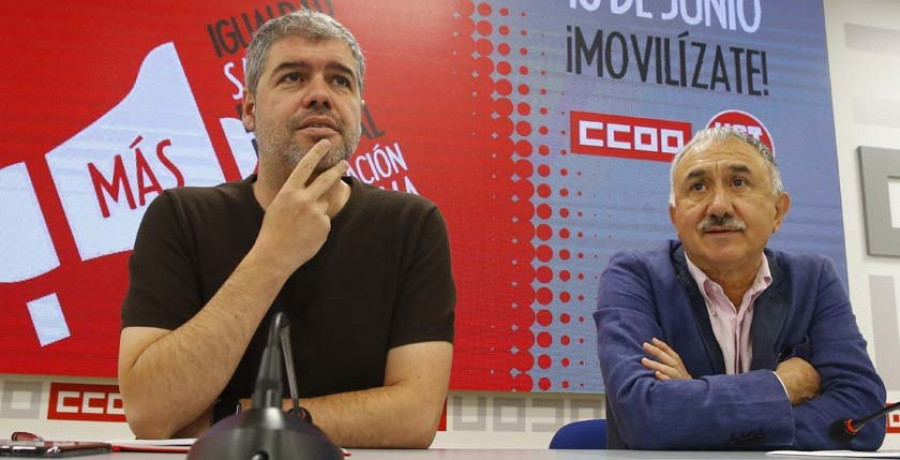 UGT y CCOO piden a Sánchez que negocie con Podemos y evite elecciones