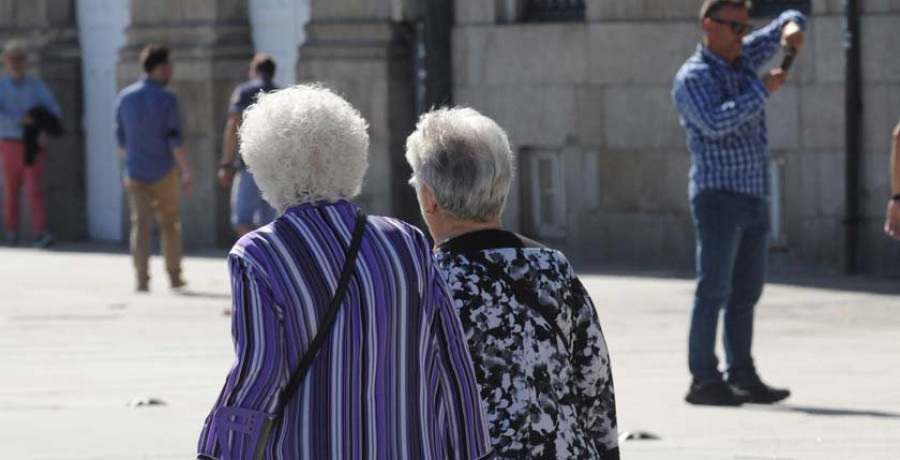 La cifra de pensionistas se dispara en A Coruña hasta alcanzar los 217 por cada millar de habitantes del padrón