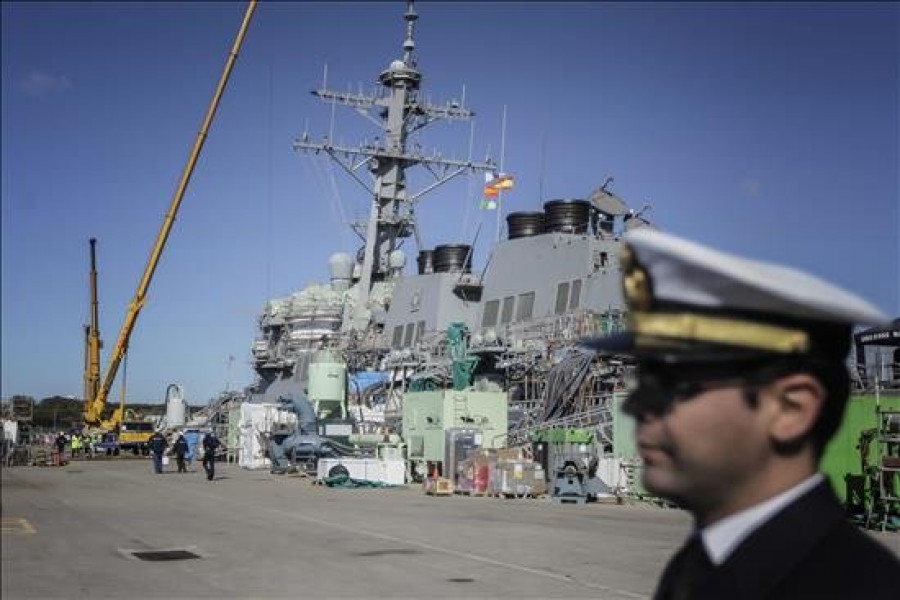 La Armada de EE.UU., satisfecha con Navantia en el mantenimiento de destructores
