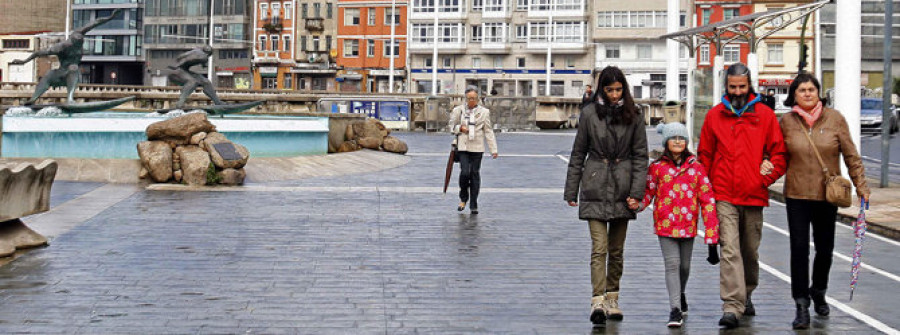 La temperatura media en la ciudad cayó seis grados en una semana