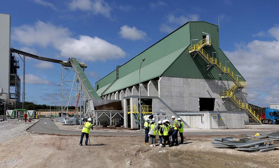 La planta de biomasa Greenalia, en Curtis, producirá energía para abastecer a 10.000 viviendas
