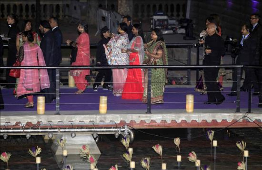 Últimos preparativos para la fastuosa boda de la pareja india en Barcelona