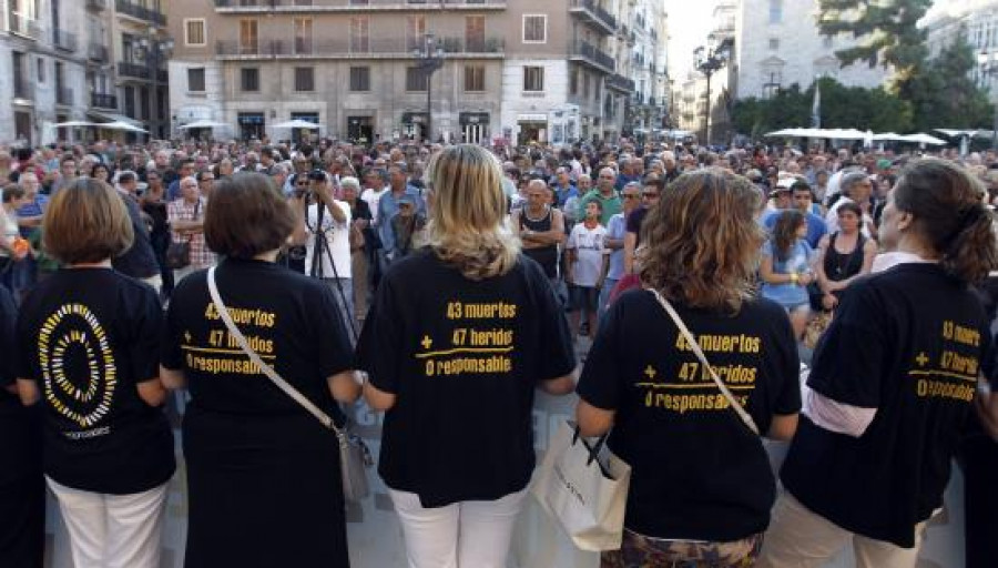 La Audiencia acuerda reabrir el caso del accidente del metro de Valencia