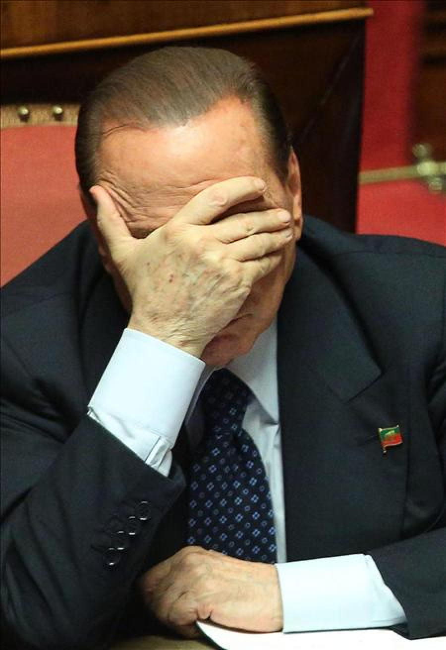El Senado italiano rechaza que el voto de la expulsión de Berlusconi sea secreto