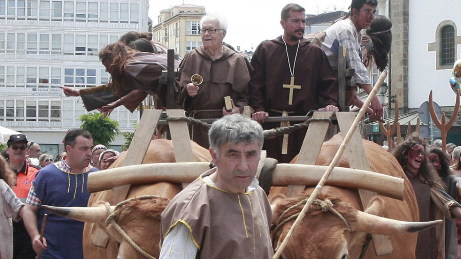 La Expulsión dos Leprosos se celebrará sin bueyes por primera vez desde el inicio de la Feira Franca Medieval