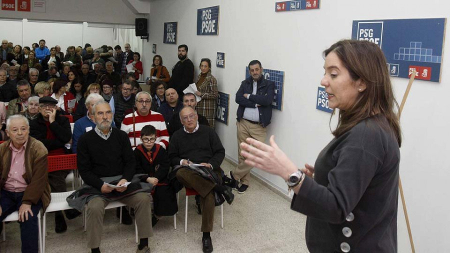 Inés Rey y la ejecutiva local del PSOE se atribuyen la decisión final en la elaboración de la candidatura