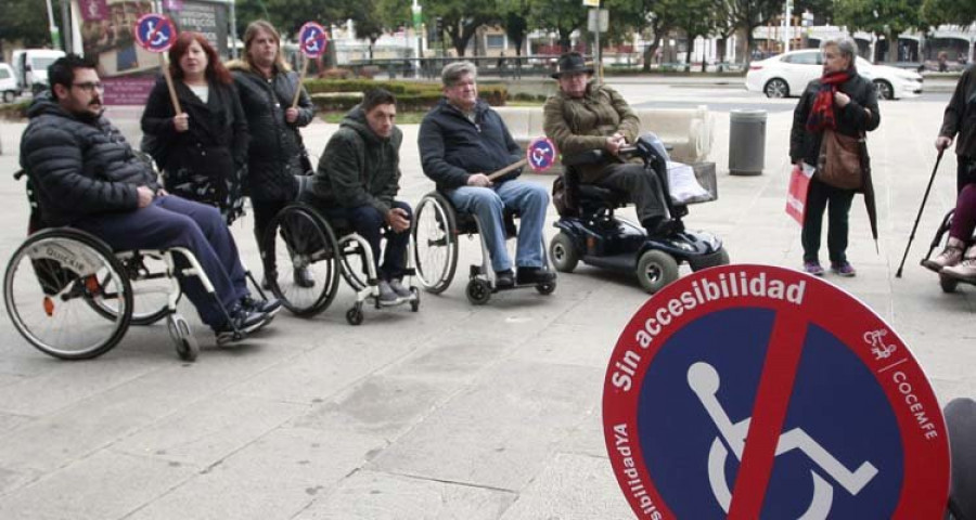 Las personas con discapacidad reclaman su derecho a una “accesibilidad universal”