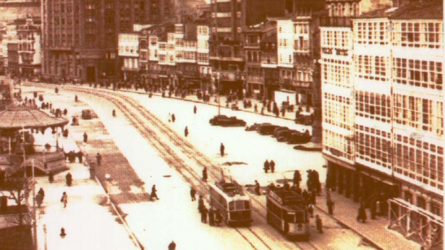 La historia efímera del “Siboney”,  el tranvía que circulaba entre Sada y A Coruña