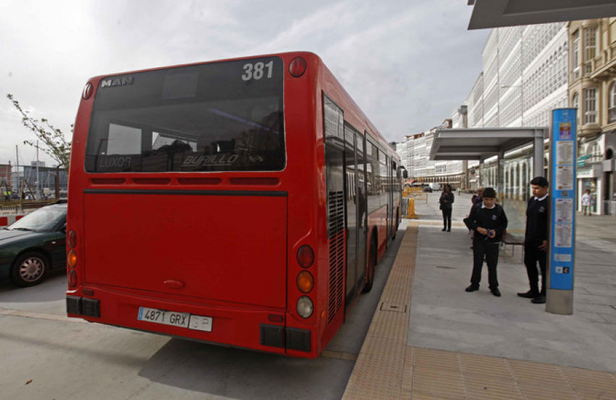 Estos son los autobuses que circularán en A Coruña para los conciertos de las fiestas de María Pita
