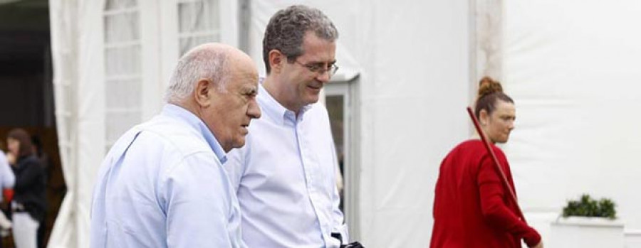 Amancio Ortega y Pablo Isla comparten el día en Casas Novas