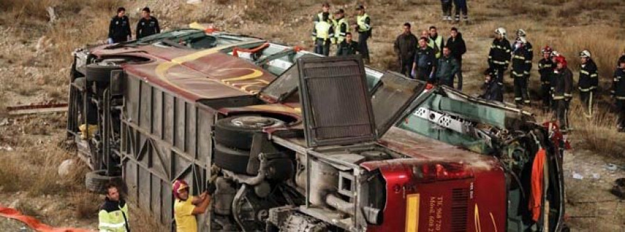 Imputan por homicidio al chófer del bus que provocó 14 muertos en Murcia