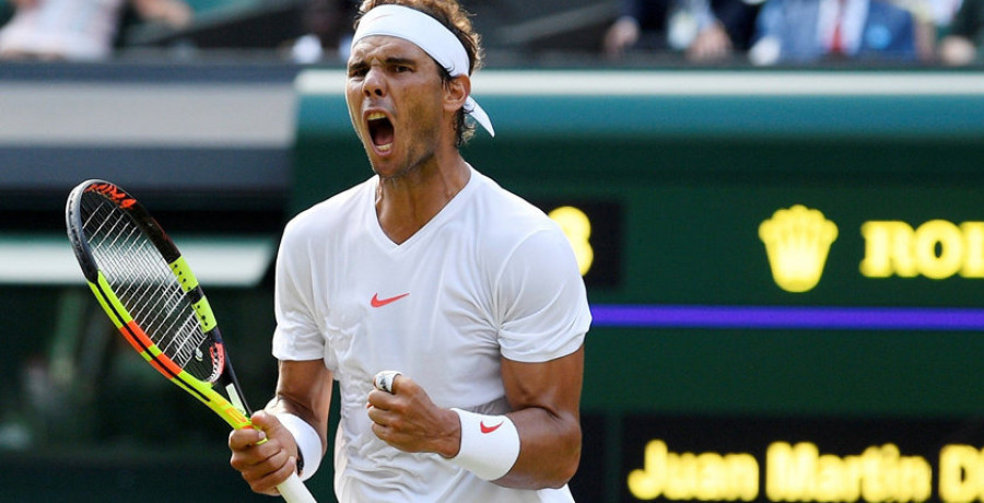 Nadal pudo con Del Potro