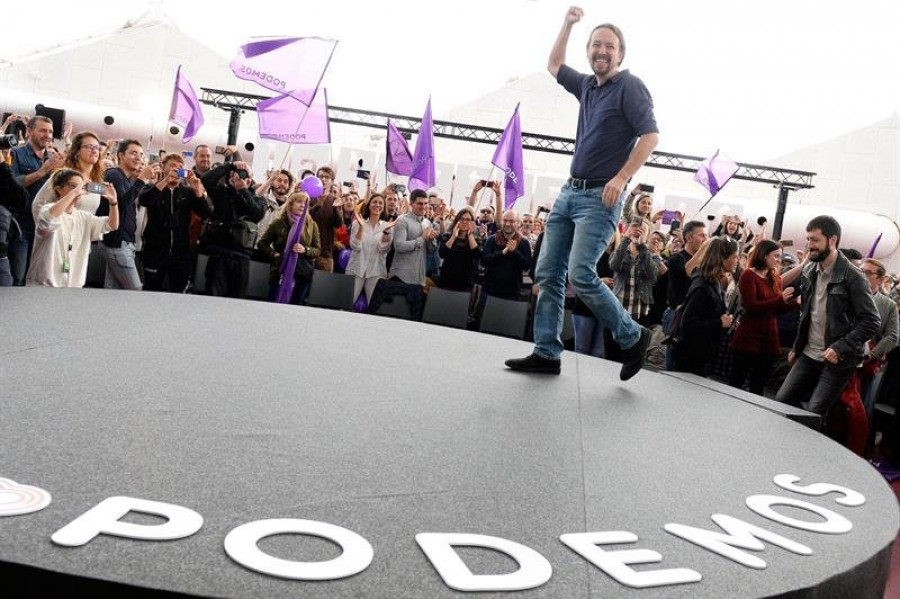 Pablo Iglesias apoya la candidatura de Antón Gómez-Reino a la Xunta