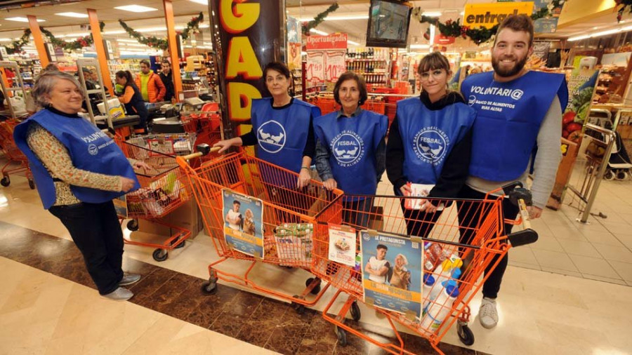 Los donativos de la Gran Recogida fueron menos que en 2017 pero más variados
