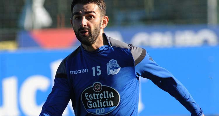 Juanfran será baja ante el Málaga por una lesión muscular