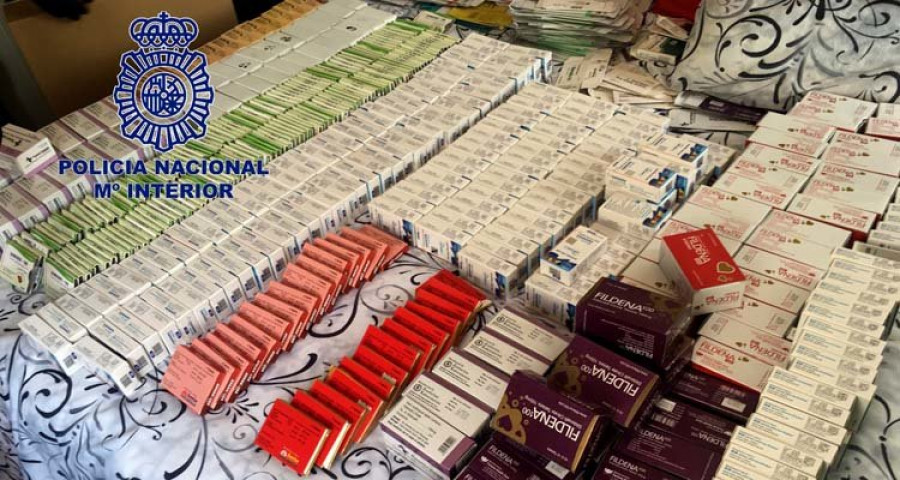 Cae la mayor red de venta ilegal de medicamentos a través de internet