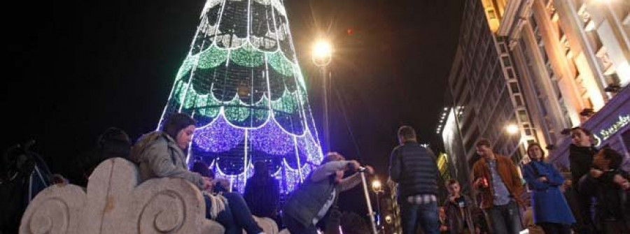 A Coruña pulsa el interruptor de la Navidad