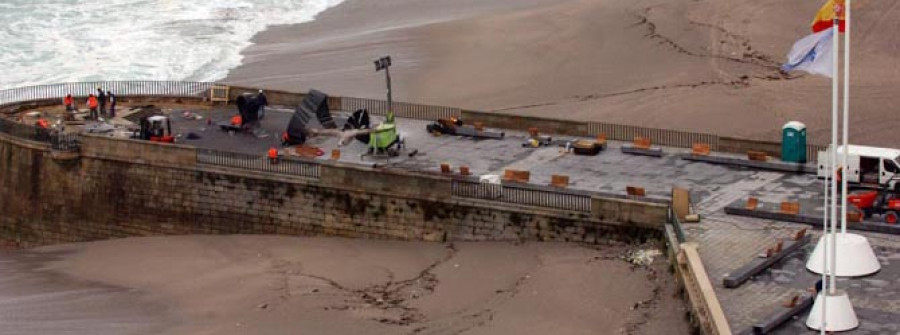 La muralla modifica por completo el proyecto de restauración de la Coraza