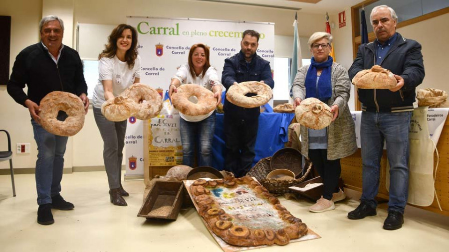 Carral espera vender más de 7.000 bocadillos en su XVII Festa do Pan