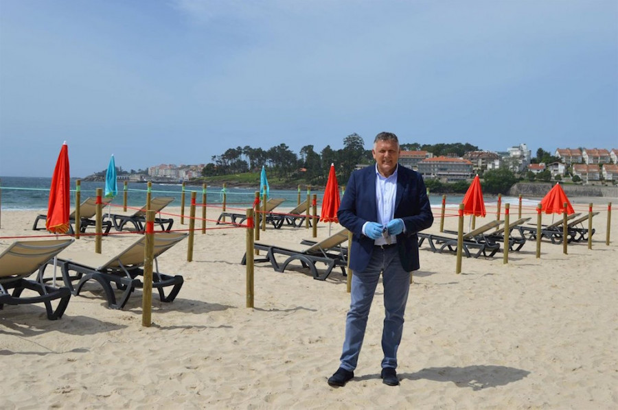 Sanxenxo ordenará la Playa de Silgar en cuadrículas para "garantizar la máxima seguridad sanitaria"