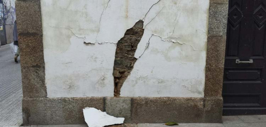 Sada detecta grietas en los muros de la antigua Capela de San Roque