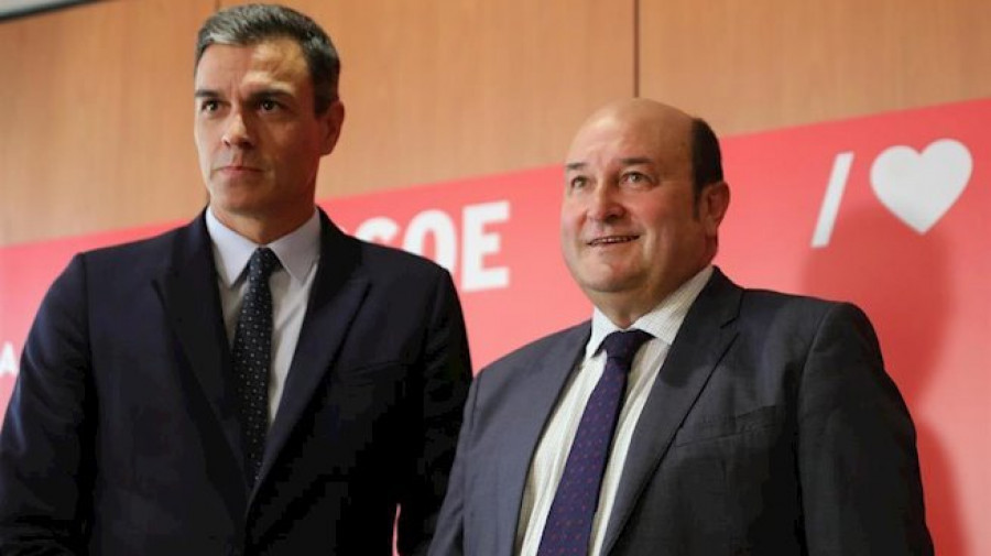 PSOE y PNV firman hoy el acuerdo para investir a Sánchez