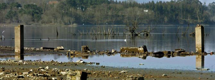 La ocupación de los embalses gallegos se sitúa 20 puntos por debajo del año pasado