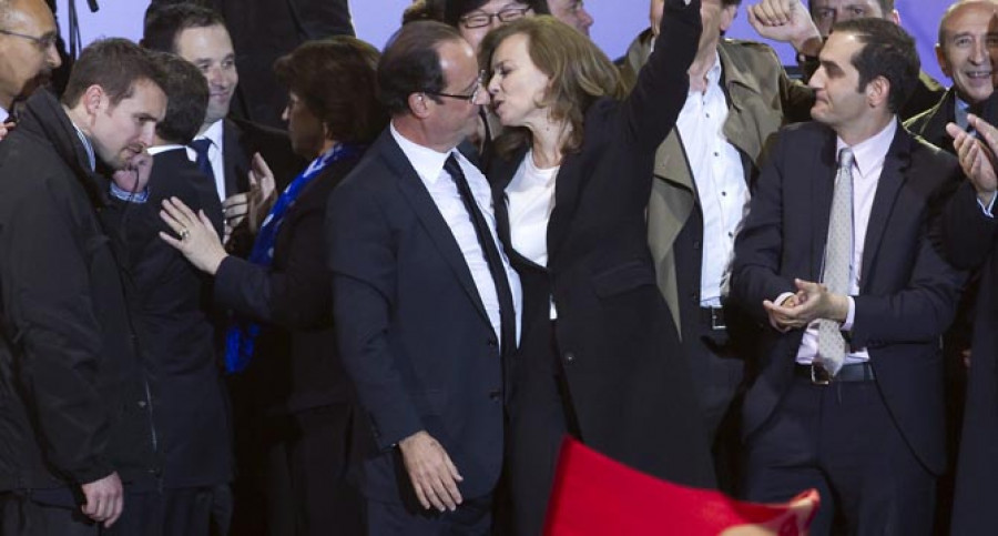 La actriz vinculada a Hollande desmiente estar embarazada