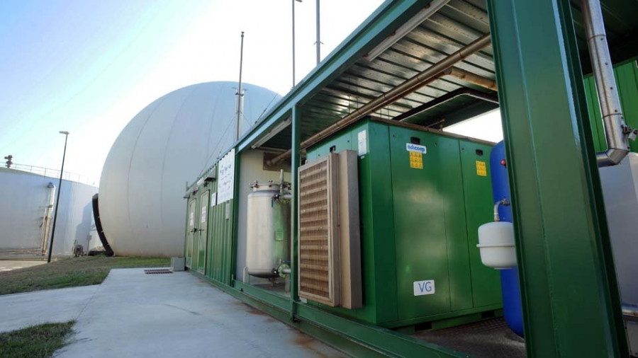 Bens abre la única planta en España de purificación biológica de biogás