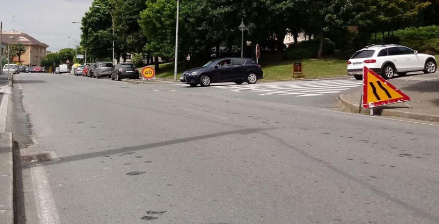 Oleiros inicia la conversión del tramo urbano de la avenida de Rosalía de Castro en travesía