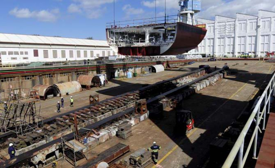 Navantia pide carga de trabajo hasta comenzar con las fragatas F-110