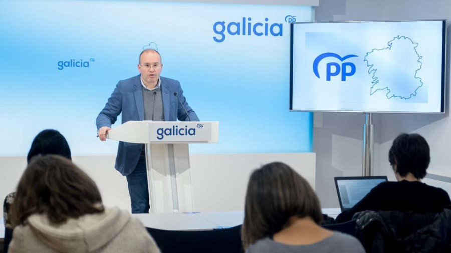 Tellado reivindica  que “el espectro ideológico” del PPdeG “es mucho más amplio” que el de Génova