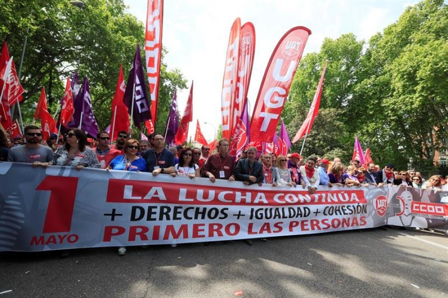 Arrancan las manifestaciones del 1 de mayo