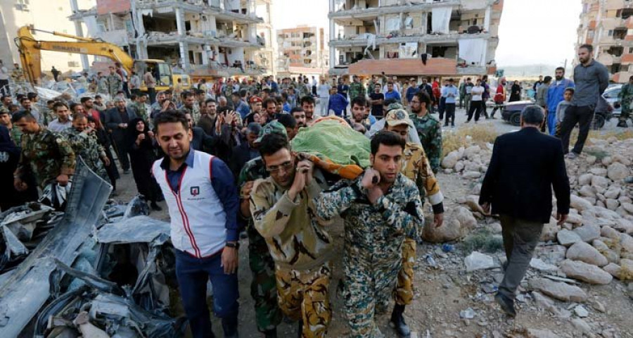 Asciende a 400 la cifra de muertos por el terremoto de 7,3 grados en la frontera entre Irán e Irak
