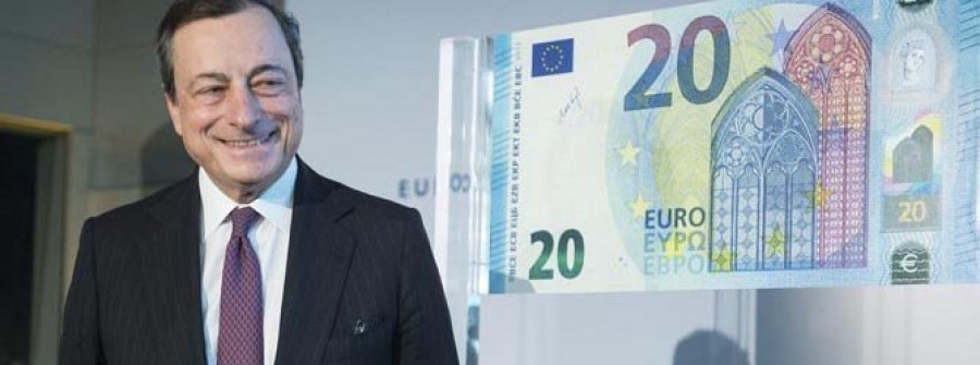 El BCE anuncia que el nuevo billete de 20 euros entrará en circulación el 25 de noviembre