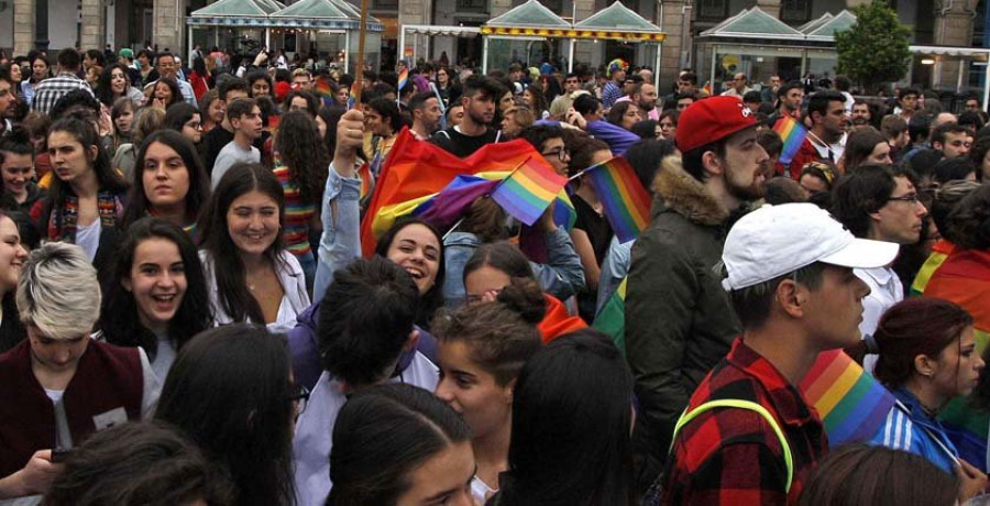 Reportaje | La juventud coruñesa se vuelca en la defensa de la diversidad sexual