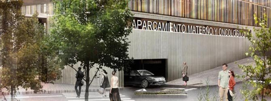 Díaz & Díaz Arquitectos cuelga las infografías del párking del Materno