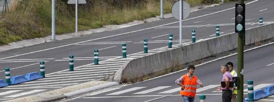 Comienzan a funcionar los semáforos en la entrada de Riazor a la Tercera Ronda