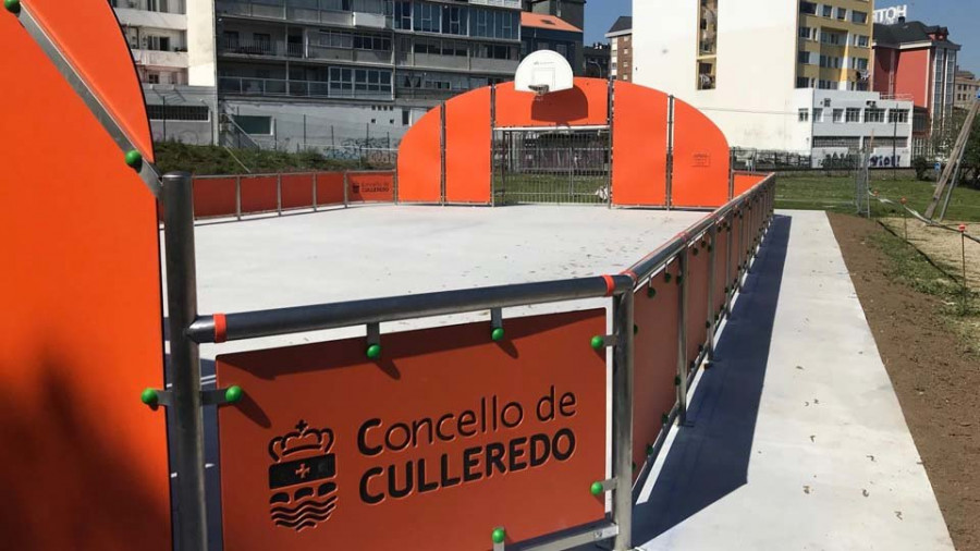 Culleredo renueva el parque de juegos infantiles del paseo de la laguna de Fonteculler