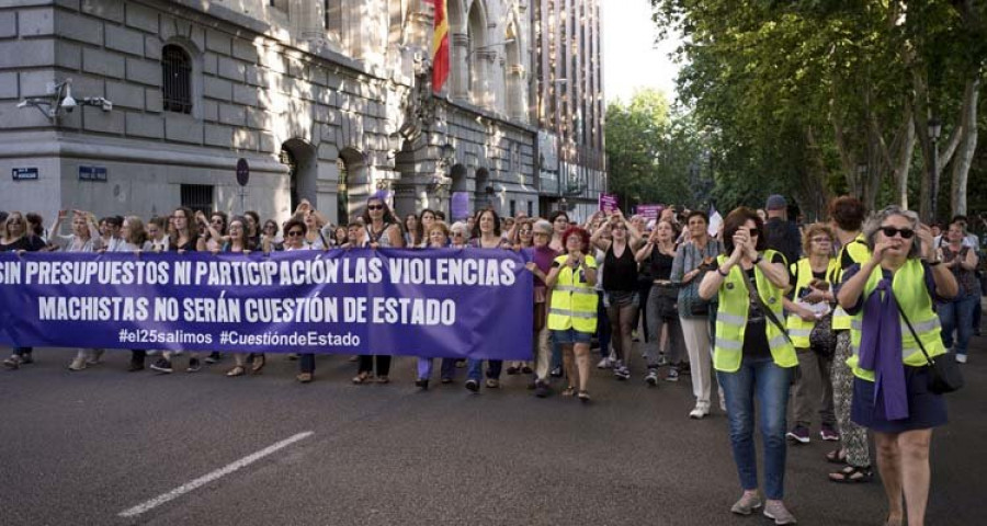 El PSOE pide más dinero contra la 
violencia machista