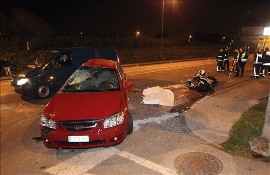 Un motorista fallece en Vigo tras un accidente con un turismo