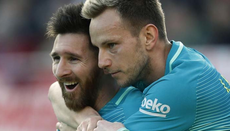 Messi rescata 
al Barcelona en 
el Calderón ante un Atlético mejor